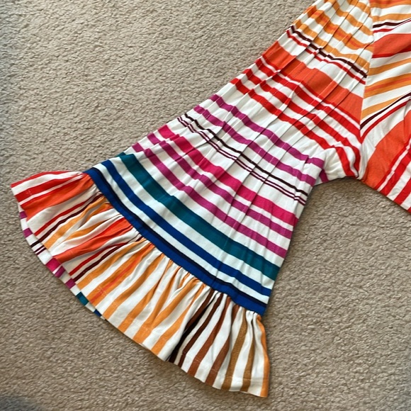 NWOT Kobi Halperin rainbow striped Rosalia top - Picture 7 of 12